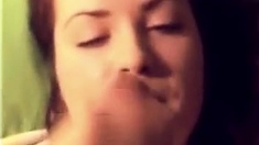 Huge Facial For Gf