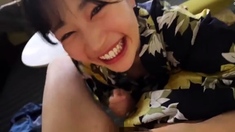 Japanese blowjob and handjob