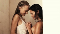 DaringSex Readhead and Blonde Teen Lesbian Shower Sex